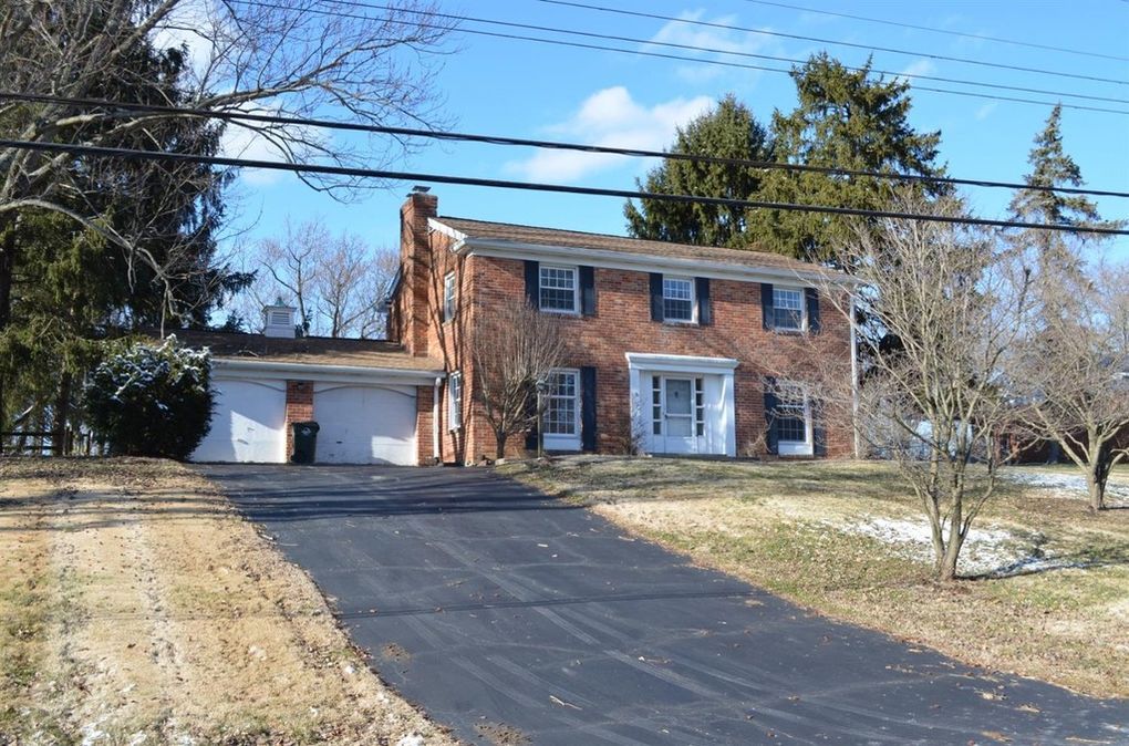 Original red brick front elevation before renovation